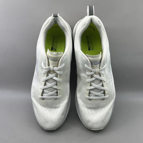 Skechers Go Run Elevate 2.0 Sneakers Men Size 13 White Comfort Cushion Low Shoes - Picture 5 of 8